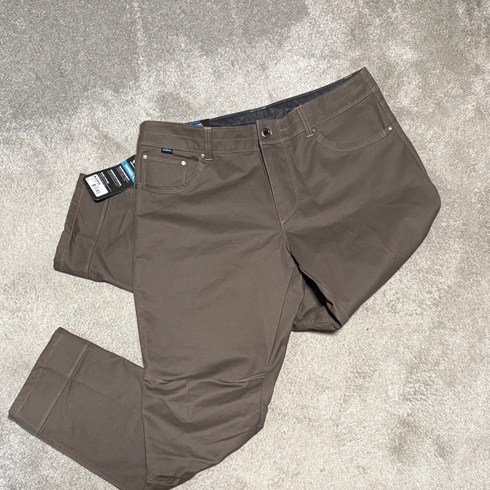 New Kuhl Free Rydr Tapered Fit Pants Size 38x32 Forged Iron